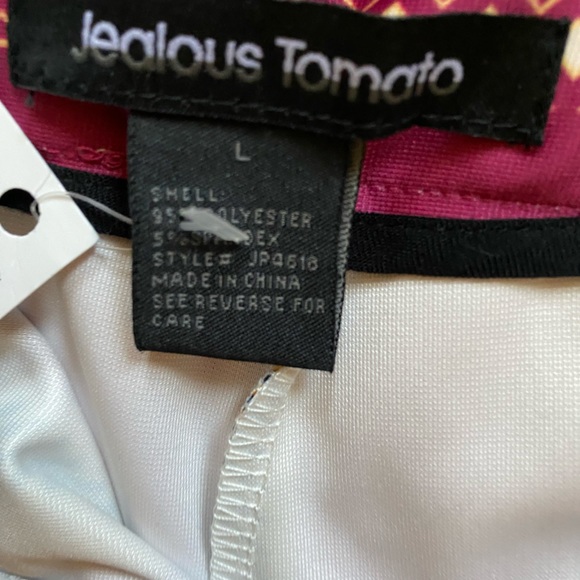 Women’s 70’s NWT Jealous Tomato Striped Wide Leg Multi Colored Pants - Picture 8 of 17